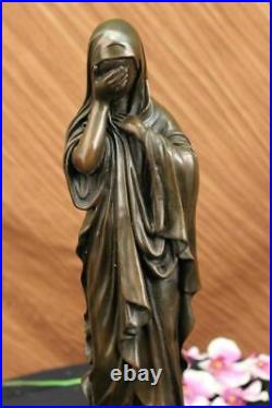 Original Valli Vierge Marie Religion Bronze Sculpture Statue Figurine Art
