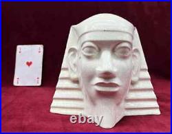 Primavera Sculpture Statue Sujet Craquele Pharaon Egypte Egyptomanie Art Deco