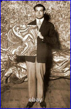 Rare bas relief terre cuite art deco folies bergère paris maurice pico 1930