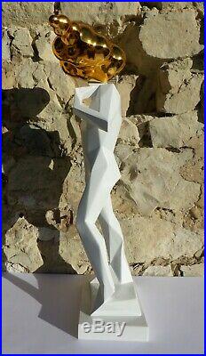 Rossini & Raminez (71cm-6kg)-Sculpture-Nu-Résine-Pop Art (Dali-Warhol-Orlinski)