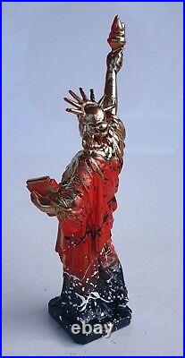 SPACO signed STATUE LIBERTE sculpture GRAFFITI pop STREET ART paint liberty USA