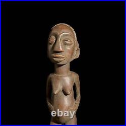 Salampasu Figure Sculpture Art Tribal Statue sculptée en bois Tribal Wood-8062