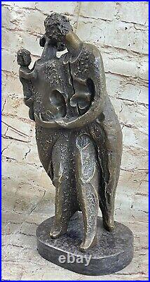 Salvador Dali Art Contemporain Hommage Bronze Statue / Sculpture Marbre