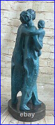 Salvador Dali Statue Moderne Bronze Art Figurine Happy Famille Sculpture Offre