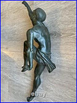 Sculpture Athlète rare version VALDERI art deco regule statue 1930 dg chiparus
