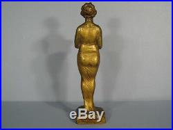 Sculpture Femme Art Nouveau / Statue Ancienne Femme Signée Yojama Epoque 1900