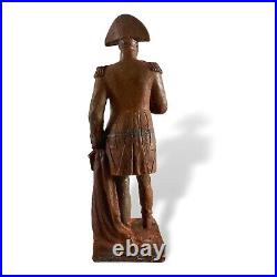 Sculpture Napoléon figurine jardin statue fer rouille 57cm style antique