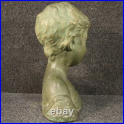 Sculpture buste d'enfant terre cuite objet statue art style ancien 20ème siècle