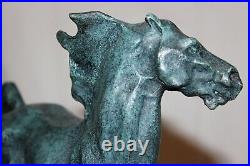 Sculpture de Cheval en bronze, fonderie d'Art Ducros Paris