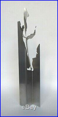 Sculpture homme Totem aluminium Yehiel Rabinowitz 2007 art contemporain Israël