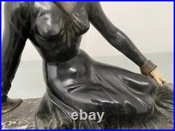 Sculpture statue ART DECO 1930 S. MELANI