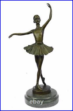 Signe Original Ballerine Danseuse Bronze Statue Sculpture Art Nouveau Décor