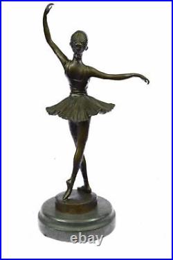 Signe Original Ballerine Danseuse Bronze Statue Sculpture Art Nouveau Décor