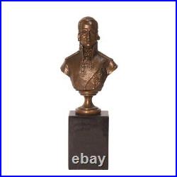 Statue Bronze Marbre Russe Art Deco Sculpture Buste Amiral USCHAKOW UP-79