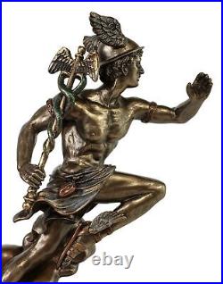 Statue Grecque Hermes Sculpture Dieu Grec Résine Bronze Mercury Art Figure Style
