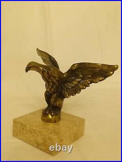 Statue Sculpture Bronze Aigle Oiseau Animalier Style Art Nouveau début XXe