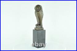 Statue Sculpture Chouette Hibou Oiseau Animalier Style Art Deco Style Art Nouvea