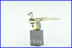 Statue Sculpture Danseuse Nue Acrobate Style Moderne Style Art Deco Bronze massi