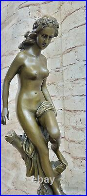 Statue Sculpture Diane Chasseresse Art Déco Style Nouveau Bronze
