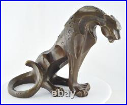 Statue Sculpture Dragon Animalier Style Art Deco Style Art Nouveau Bronze massif