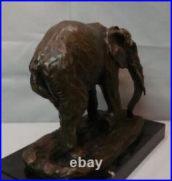 Statue Sculpture Elephant Animalier Style Art Deco Style Art Nouveau Bronze mass