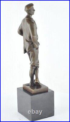 Statue Sculpture Golfeur Golf Style Art Deco Style Art Nouveau Bronze massif Sig