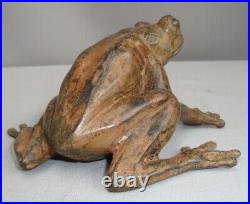 Statue Sculpture Grenouille Animalier Style Art Deco Style Art Nouveau Bronze ma