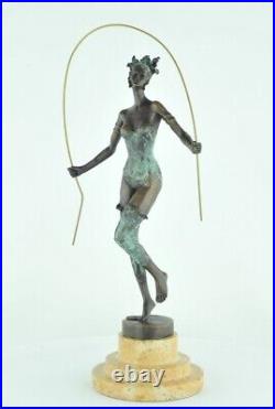 Statue Sculpture Nue Sexy Pin-up Demoiselle Style Art Deco Style Art Nouveau Bro