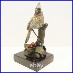 Statue Sculpture Oiseau Animalier Style Art Deco Style Art Nouveau Bronze massif