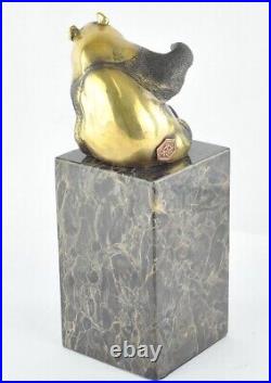 Statue Sculpture Panda Animalier Style Art Deco Style Art Nouveau Bronze massif