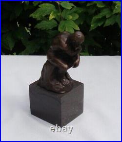 Statue Sculpture Personnage Nu Style Art Deco Style Art Nouveau Bronze massif Si