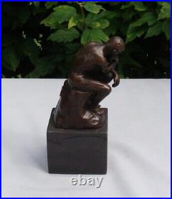 Statue Sculpture Personnage Nu Style Art Deco Style Art Nouveau Bronze massif Si