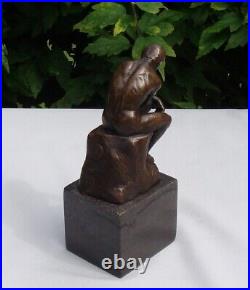 Statue Sculpture Personnage Nu Style Art Deco Style Art Nouveau Bronze massif Si