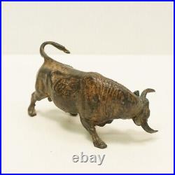 Statue Sculpture Taureau Animalier Corrida Tauromachie Style Art Deco Style Art