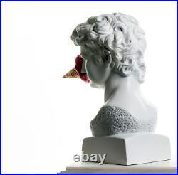 Statue buste David Icecream, 33 cm / 13, Sculpture buste Pop Art, David