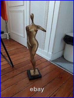 Statue de femme / art déco