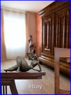 Statue érotique l'art de bronze sculpture figurine 24cm