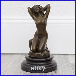 Statue femme érotisme art de bronze sculpture figurine 21cm