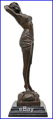 Statue l'érotisme l'art de bronze sculpture figurine 42cm