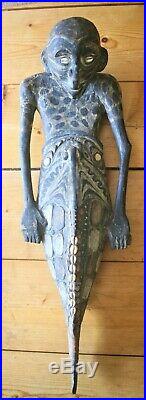 Statue-sculpture-papousie-sepik-nouvelle Guinee-art Tribal-art Premier