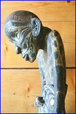 Statue-sculpture-papousie-sepik-nouvelle Guinee-art Tribal-art Premier
