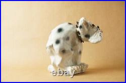 Statue sculpture porcelaine chien Dog art contemporain signé Nahmias