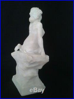 Télémaco CIPRIANI, magnifique buste art Nouveau en taille directe. ITALIE