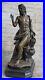 Tres_Rare_Jesus_Christ_Dure_Diner_Bronze_Sculpture_Statue_Figurine_Art_01_tl