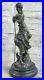 Vintage_Style_Maiden_Jardin_Fleurs_Bronze_Marbre_Statue_Sculpture_Art_Deco_Gift_01_pcv